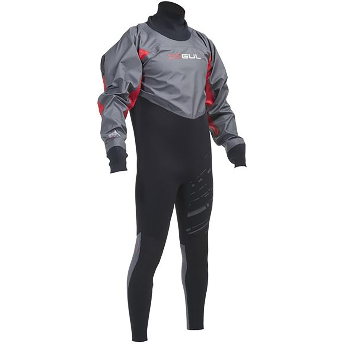 Gul Ballistic SEMI-DRY Back Zip Suit Black / Grey GM0355